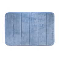 Tapete de Banheiro Super Soft Camesa 60x40cm - Azul | Toque Macio e Antiderrapante - imagem 1