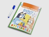 Bluey Livro Atividades Escreva e Apague: Diversão Interativa para Crianças - imagem 3