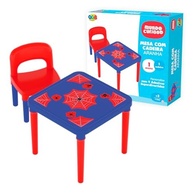 Conjunto Mesa e Cadeira Infantil Aranha Azul - Estímulo à Criatividade e Aprendizado - imagem 5