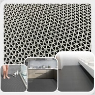 Tapete Antiderrapante Premium para Banheiro e Áreas Molhadas | Segurança, Estilo e Durabilidade (Onda Cinza, 60x100 cm) - imagem 5