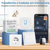 Módulo de Automação Inteligente WiFi 5PCS 16A - Controle Total da Sua Casa com Alexa e Google Home - imagem 3