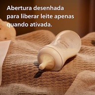 Mamadeira Philips Avent Pétala 3.0 330ml com Bico de Fluxo Rápido - Reduz Cólicas e Refluxo - imagem 5