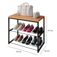 Sapateira Industrial com Banco e 2 Prateleiras em Aço - Organize seu Espaço com Estilo - imagem 4