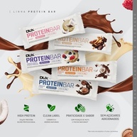 PROTEIN BAR - 12 UNIDADES Sabor Chocolate e Amendoim - imagem 4