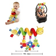 Brinquedo de Pelúcia Espiral para Carrinho e Berço: Diversão e Desenvolvimento para Bebês - imagem 3