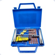 Kit Reparo Pneu Universal Maleta Ferramentas para Moto, Carro e Bike - Conserto Rápido - imagem 1