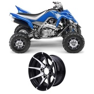 Roda Aro Liga de Alumínio Black Wheel Bur 12" para ATV, Go Kart, Quadriciclo e Carrinho de Golfe - imagem 4