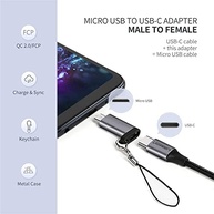 Adaptador Ugreen USB-C Fêmea para Micro USB Macho: Conectividade Premium e Versátil - imagem 3