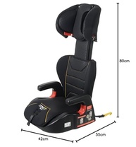 Cadeira para Auto Burigotto Protege Fix Preta: Segurança e Conforto para Crianças de 15-36kg - imagem 3