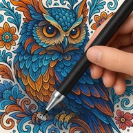 Caneta Touch Stylus Universal Premium MyBrins: Precisão e Versatilidade para seu Tablet e Celular - imagem 3