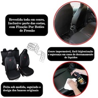 Capa de Banco em Couro Personalizada VW Polo Track: Estilo e Proteção Sob Medida - imagem 3