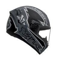 Capacete Peels Spike 2 STK 2.0: Segurança e Estilo para Sua Moto - Cinza Dark Fosco e Preto - imagem 2