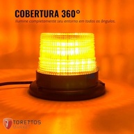 Giroflex Giroled Ambar 12/24V - Sinalização de Emergência Potente para Moto e Carro - imagem 5