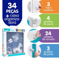 Lolly Kit Casa Bebê Seguro - Protetores de Tomada, Quina e Travas para Portas - imagem 3