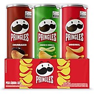 Pringles 3 Sabores: Original, Cebola e Churrasco - imagem 2