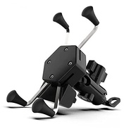 Suporte de Celular Moto com Carregador USB 360º Giratório - À Prova D'água e Antichoque - imagem 2