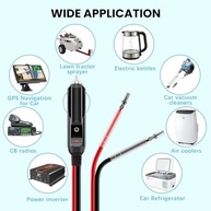 YONHAN Plugue Macho para Acendedor de Cigarros 12V (2 Unidades) - Conexão Segura e Indicador LED - imagem 5