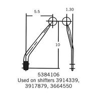 Alavanca de Câmbio Hurst 5384106 Cromada 25,4 cm: Estilo e Performance para Seu Carro - imagem 3