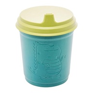 Copo de Bambu com Tampa Baby Dino Verde 450ml - Sustentável e Divertido - imagem 2