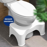 Banquinho Ergonômico para Vaso Sanitário - Apoio de Pés com Base Antiderrapante e Design Confortável - imagem 2