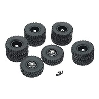 Pacote com 4 Pneus de Borracha Premium para Carros RC B16 B36 1/16 - Durabilidade e Performance - imagem 3