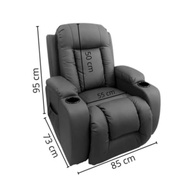 Poltrona Reclinável com Aquecimento, Massagem e Elevação - Conforto Premium para Idosos - imagem 2