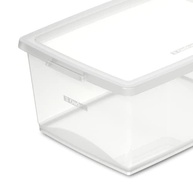 Caixa Organizadora Plástica 15L com Tampa - My Closet Cristal | Organize com Estilo e Praticidade - imagem 4
