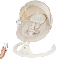 Cadeira de Balanço para Bebê com Música, Mosquiteiro e Controle Remoto - Bliss Baby Style - imagem 2