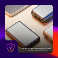 Power Bank Geonav 10.000mAh: Carregamento Rápido USB-C 20W e USB-A 18W | Compacto e Seguro - imagem 3