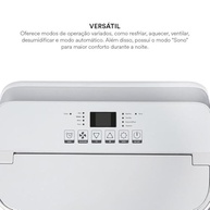 Ar-condicionado Portátil Inverter 14000 Btus Eos Slim Quente e Frio Eap14iqf 110v - Tecnologia Avançada com Filtro Lavável - imagem 4