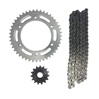 Kit Relação Nakata Yamaha Fazer 250 (2005-2010) - Coroa 45D, Pinhão 15D e Corrente Aço 1045 - imagem 3