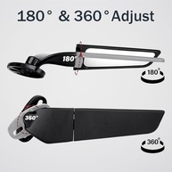Espelho Retrovisor Asa Angular para Motos de Corrida - Ajustável e Aerodinâmico para Honda, Kawasaki, Suzuki, Yamaha - imagem 5