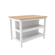 Ilha de Cozinha Ditália com 2 Prateleiras – Organize com Estilo e Funcionalidade - imagem 4