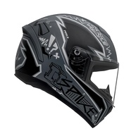 Capacete Peels Spike 2 STK 2.0: Segurança e Estilo para Sua Moto - Cinza Dark Fosco e Preto - imagem 1