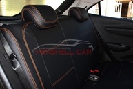 Capa de Banco de Couro Premium Sob Medida Chevrolet Onix e Novo Prisma - Preta Completa - imagem 3