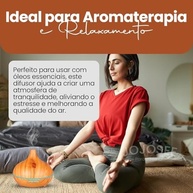 Difusor de Aromas Grande 500ml com LED Colorido, Timer e Controle Remoto - Ideal para Ambientes Relaxantes - imagem 5