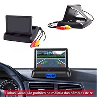 Monitor de Estacionamento Ré Veicular ONYK 4.3" LCD Sonoro Universal - Segurança e Praticidade - imagem 3