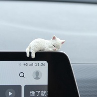 Decoração de Painel de Carro: Gato Fofo e Divertido para Personalizar seu Veículo - imagem 1