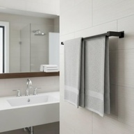 Toalheiro Duplo Inox Preto Fosco 60cm para Banheiro | Design Moderno e Resistente - imagem 5