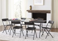 Mesa Retangular Dobrável 180x74cm com Alça - Design Compacto e Portátil - imagem 3