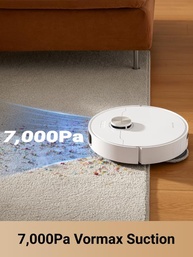 Dreame Combo L10s Pro Ultra Heat - Aspirador e Esfregão Robótico com Água Quente, 7000Pa, Navegação Inteligente e Controle por Voz - imagem 3