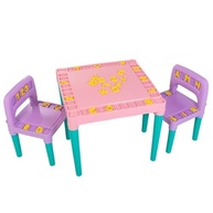 Conjunto Educativo Infantil com Mesa e Cadeira Rosa - Estimule Aprendizado e Imaginação - imagem 3