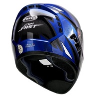 Capacete Fechado Icon Fast Azul Metálico e Branco - Segurança e Estilo para sua Moto - imagem 4