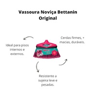 Vassoura Noviça Original Multiuso - Varrição Eficiente para Pisos Internos e Externos - imagem 5