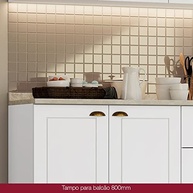 Tampo para Balcão 80 cm - Resistente e Elegante para Cozinha Moderna - imagem 3