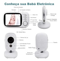 Babá Eletrônica com Câmera HD 1080p, Visão Noturna 10M, Áudio Bidirecional e Controle por App - imagem 3