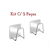 Suporte de Esponja com Gancho para Pia em Aço Inox – Organize sua Cozinha com Estilo e Praticidade - imagem 4