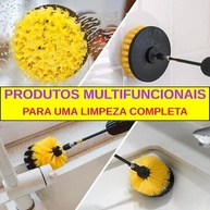 Kit 3 Escovas Rotativas para Furadeira - Limpeza Profunda em Rejuntes, Pneus e Carpetes - imagem 5