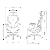 Cadeira Ergonômica Elements Siggy Preta - Conforto e Estilo para seu Home Office - imagem 3