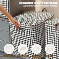 Caixa de Armazenamento 180L com Zíper - Organize seu Espaço com Estilo e Praticidade - imagem 4